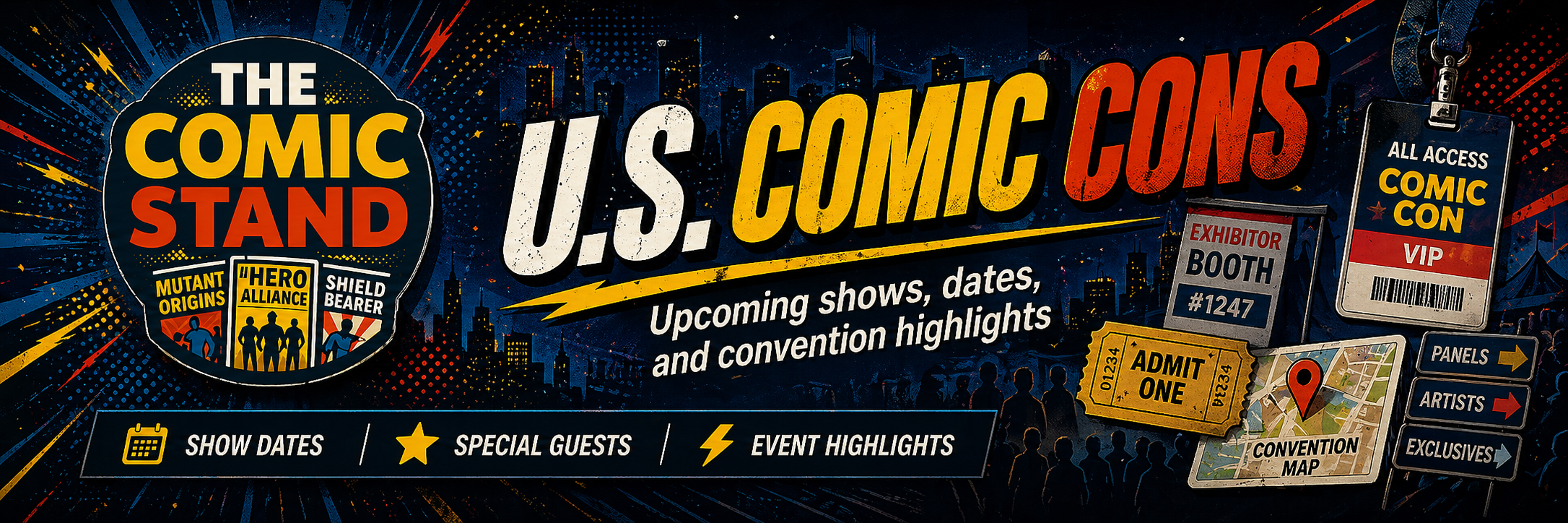 Comic Cons Banner