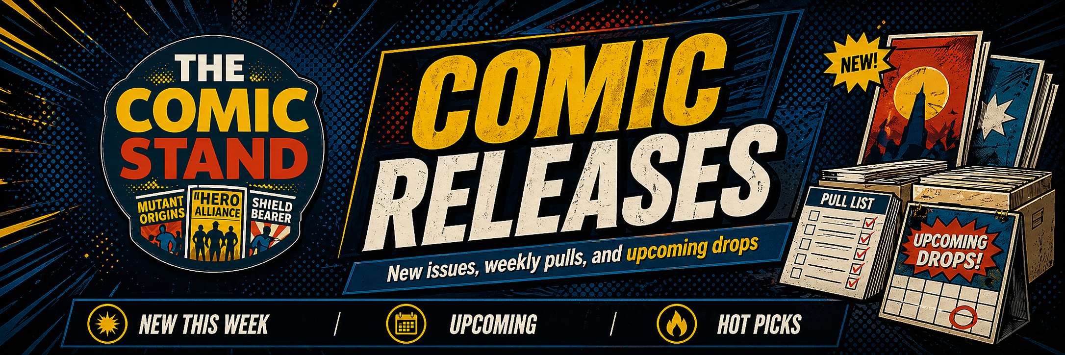 Marvel & DC Releases Banner