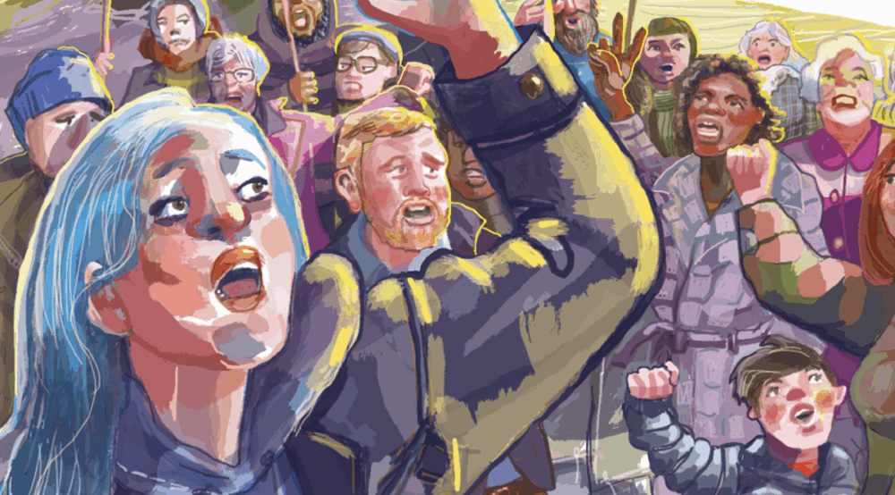 SelfMadeHero announces NOISY VALLEY: THE ART OF PROTEST, a work of graphic non-fiction
