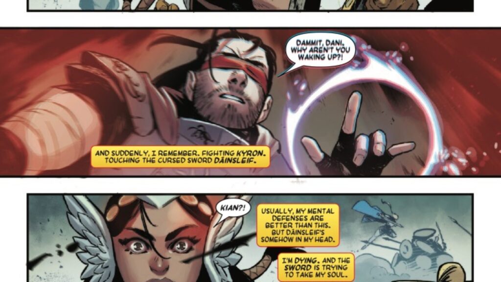 Moonstar #3 Preview: Dáinsleif Doomscrolls Dani's Brain