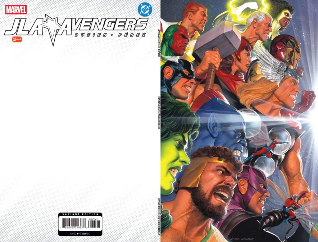 DC reveals Alex Ross variant covers for JLA/Avengers #3 and Avengers/JLA #4