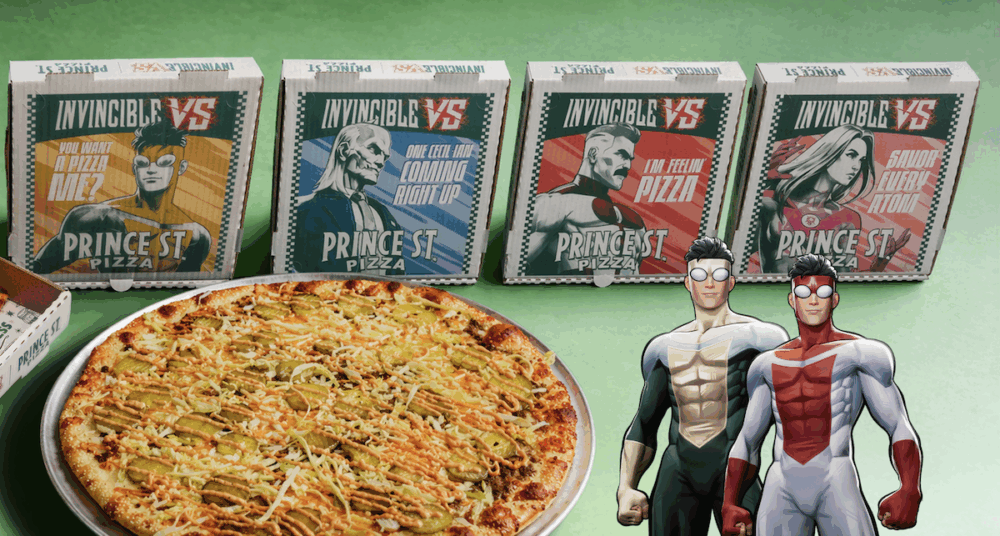 Skybound Entertainment x Prince St. Pizza collab to celebrate INVINCIBLE VS launch image from The Comic Stand