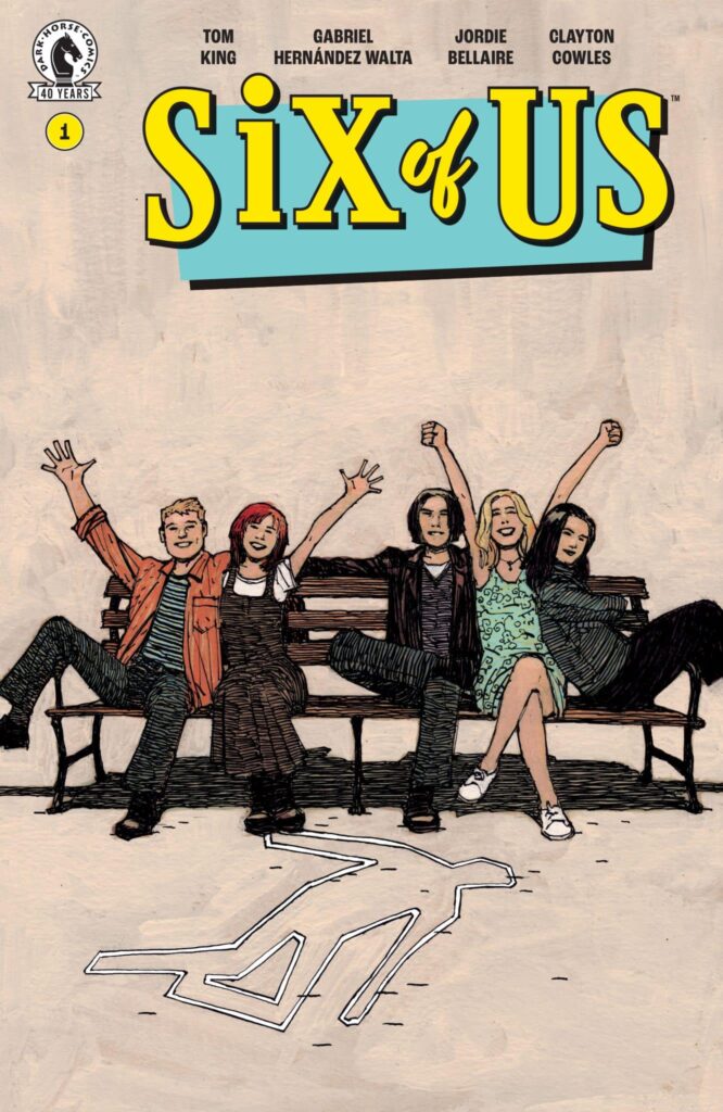 Tom King, Gabriel Walta, Jordie Bellaire, and Clayton Cowles reteam for Murder with Six of Us
