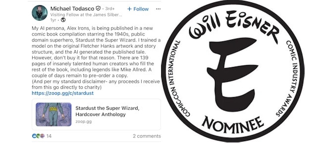 The 2026 Eisner Nominations Includes the First Work Featuring AI?