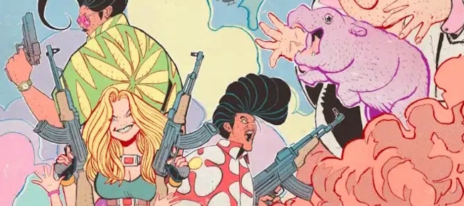Florida Hippopotamus Cocaine Massacre #4 delivers a rip roaring, line snorting conclusion