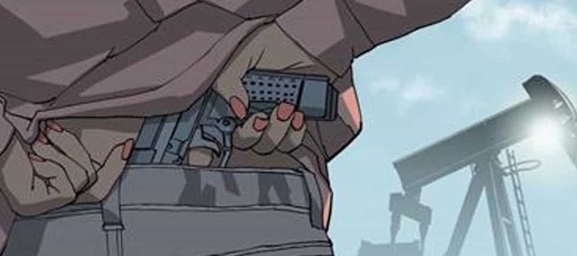 Of the Earth #1 focuses heavily on the setting and vibe delivering a lot of unease and tension