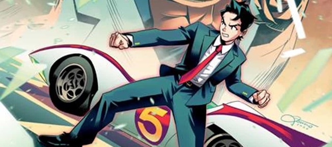 Speed Racer #8 is a bit of a detour from the normal racing with a 90s cartoon vibe to it