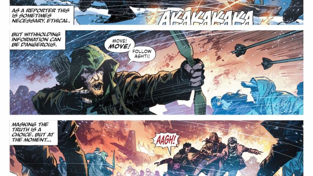 Batman / Green Arrow / The Question: Arcadia #4 Preview: Cold War
