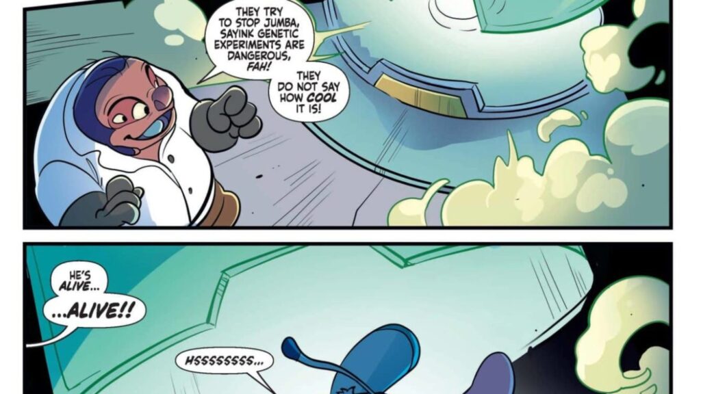 Lilo &amp; Stitch 626 #2 Preview: Swimming Lessons Gone Squid-ways