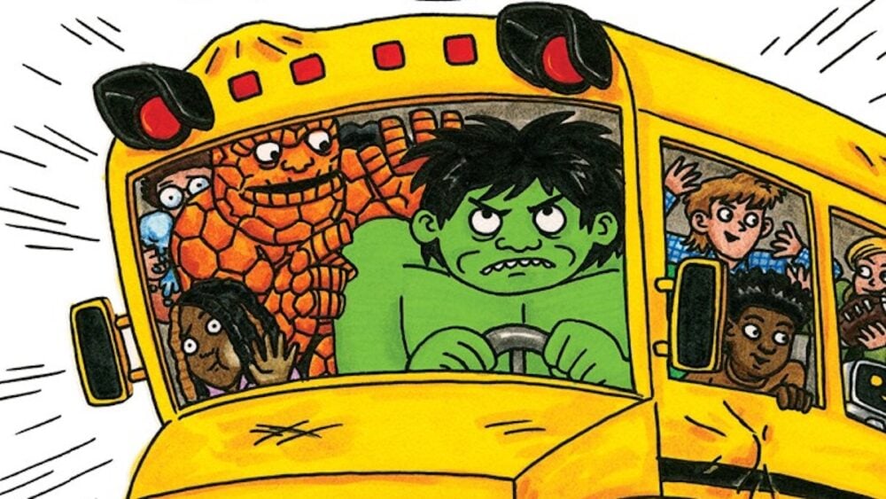 It’s the best of times and the clobberin’est of times in A TALE OF TWO TEACHERS: ORIGINAL MARVEL GRAPHIC NOVEL (HULK TEACH! #2)