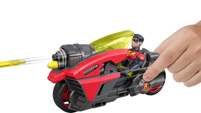 Robin Takes a Ride with New DC Comics Vehicle Set from Mattel
