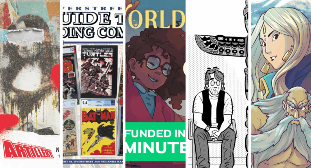 Comics Crowdfunding Round-Up: ARTILLERY, OVERSTREET GUIDE, WORLDS BEYOND NUMBER, and two more projects you’ll love!