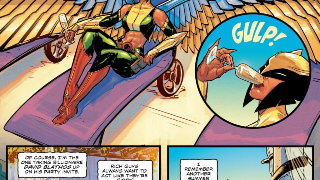 DC's Hawk-Girl Summer #1 Preview: Beach Reads and Beat-Downs