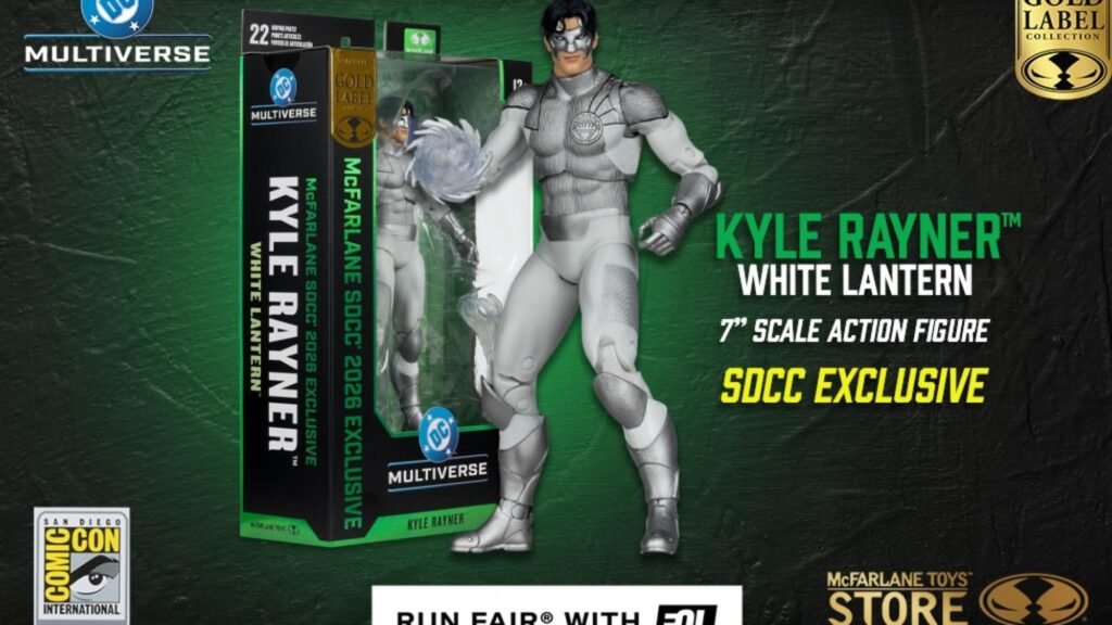 McFarlane Toys Unveils SDCC Exclusive White Lantern Kyle Rayner