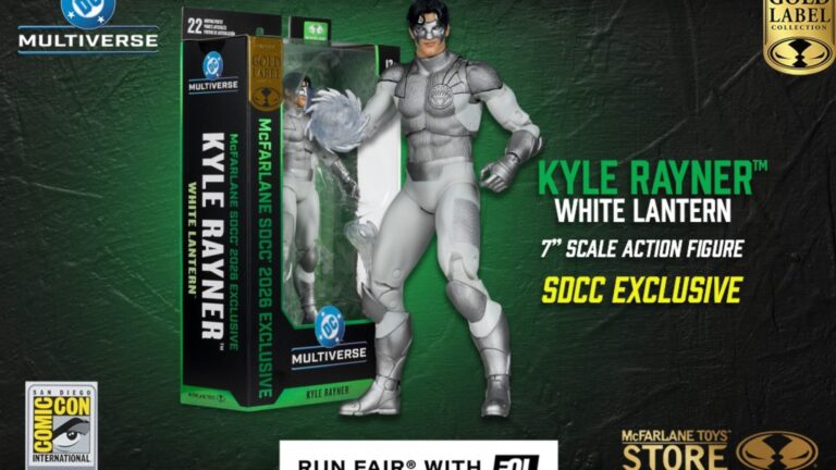 McFarlane Toys Unveils SDCC Exclusive White Lantern Kyle Rayner