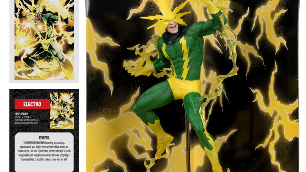 McFarlane Toys Debuts Shocking New Electro (Joe Fixit #5) 1:10 Statue
