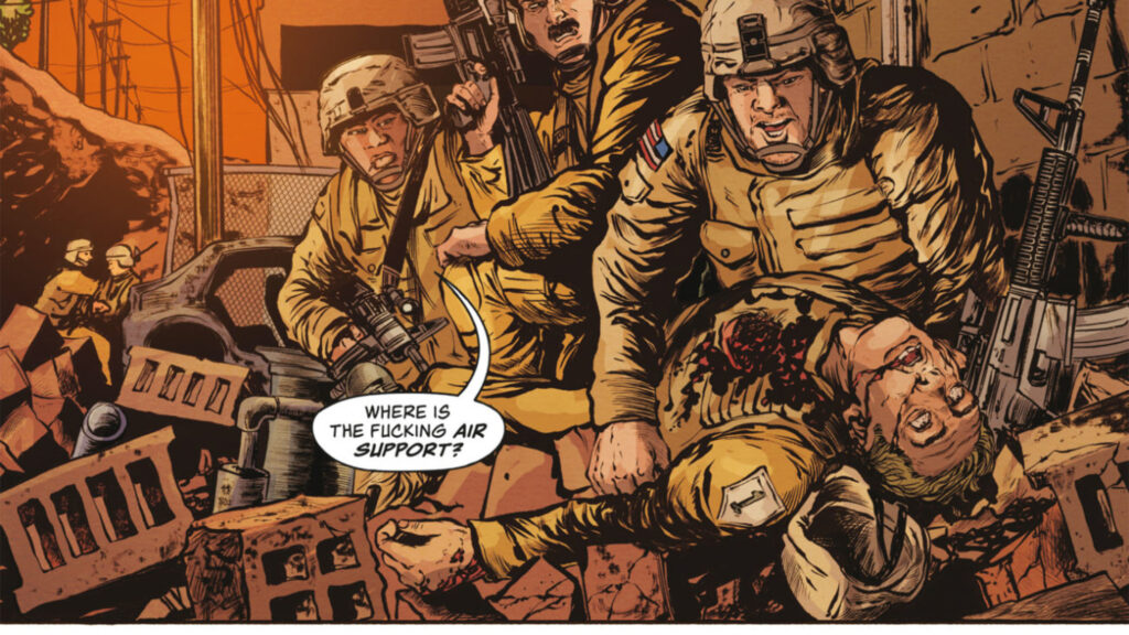 American Caper #9 Preview: Cosplay Cowboys and War Crimes