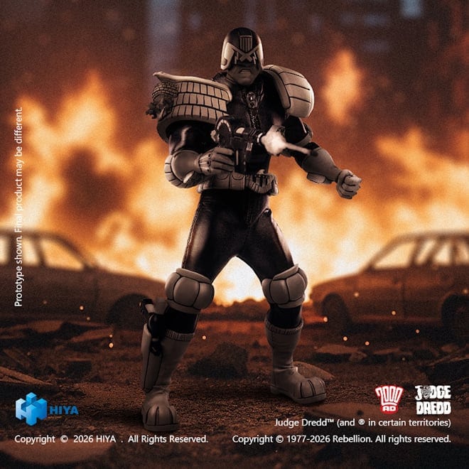 SDCC 2026: Rebellion and 2000 AD Announce Limited Edition Collectables plus Rogue Trooper and Judge Dredd Figures from HIYA