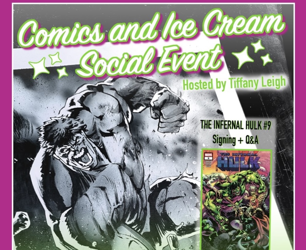 Adam Gorham celebrates ‘The Infernal Hulk’ #9 with Hulk-themed ice cream event in Toronto