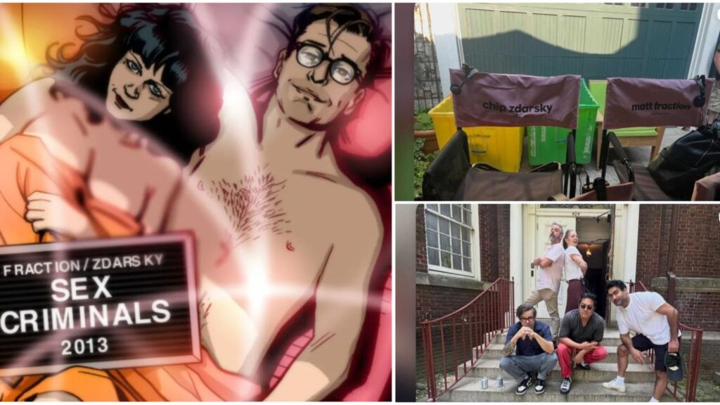 Sex Criminals: Matt Fraction & Chip Zdarsky Check Out Series Filming