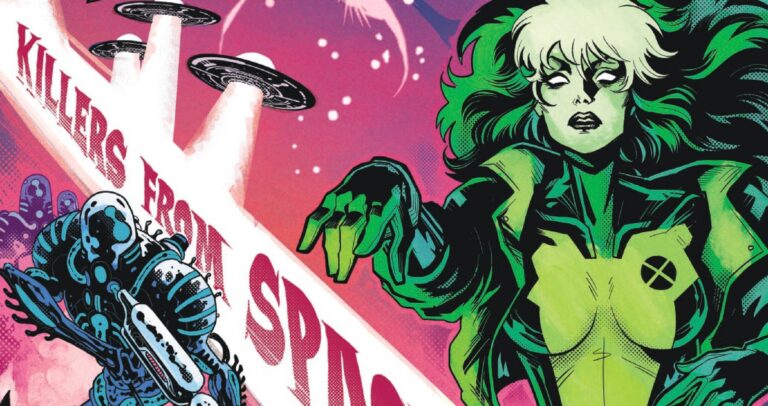 Nightcrawler’s not loving the aliens in Uncanny X-Men #32