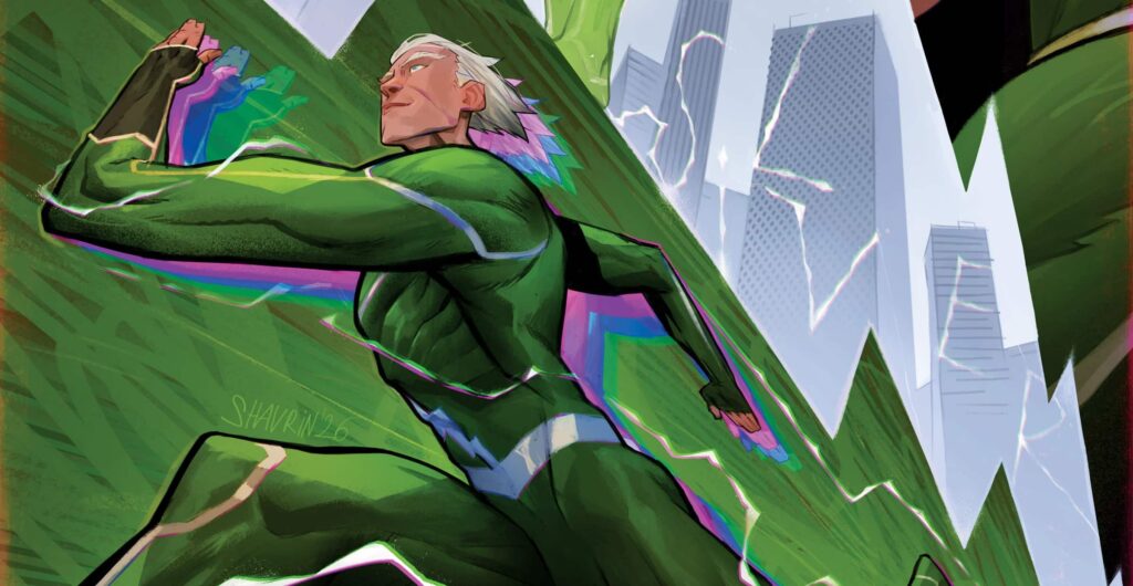 Quicksilver stars in this Uncanny X-Men #35 variant cover
