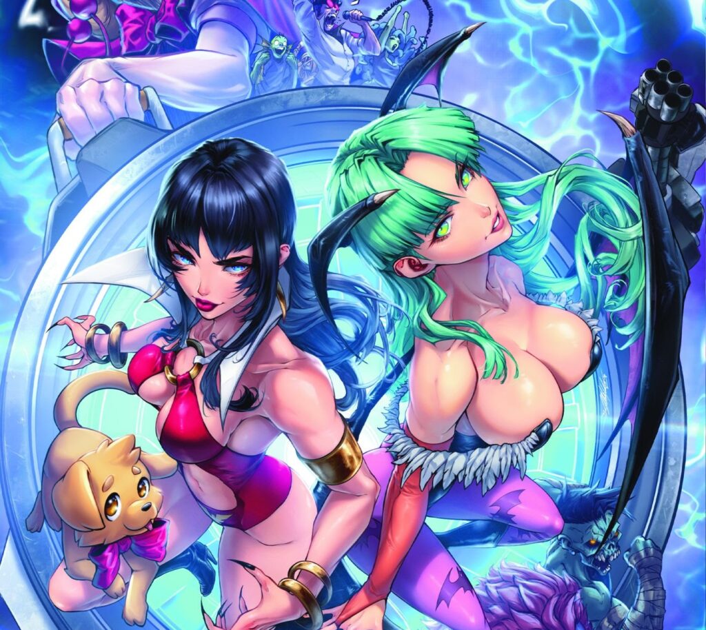 Vampirella and Morrigan collide in first-ever ‘Vampirella vs. Darkstalkers’ crossover