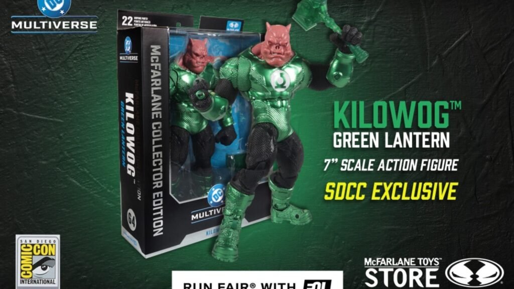 Exclusive DC Comics Green Lantern Kilowog Arrives from McFarlane Toys