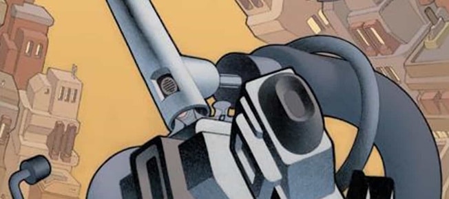 Faceless and the Family: Maze of the Mechanical Aliens #1 features some amazing art