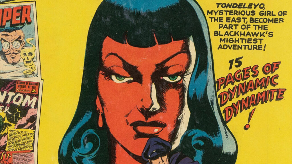 Hedy Lamarr, Blackhawk and Military Comics #14, at Auction