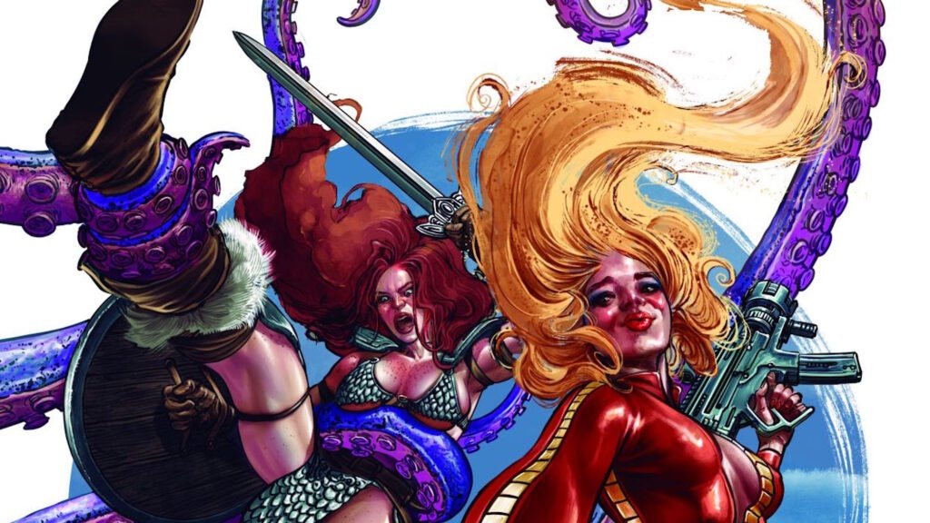 Official Red Sonja X Barbarella Crossover From Dynamite Entertainment