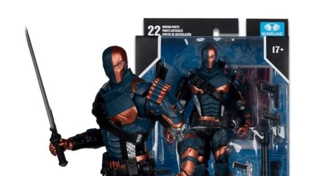 McFarlane Brings Back Arkham Origins Deathstroke with New Weapons