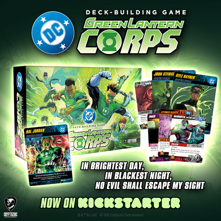 DC Deck-Building Game: Green Lantern Corps is up now on Kickstarter!