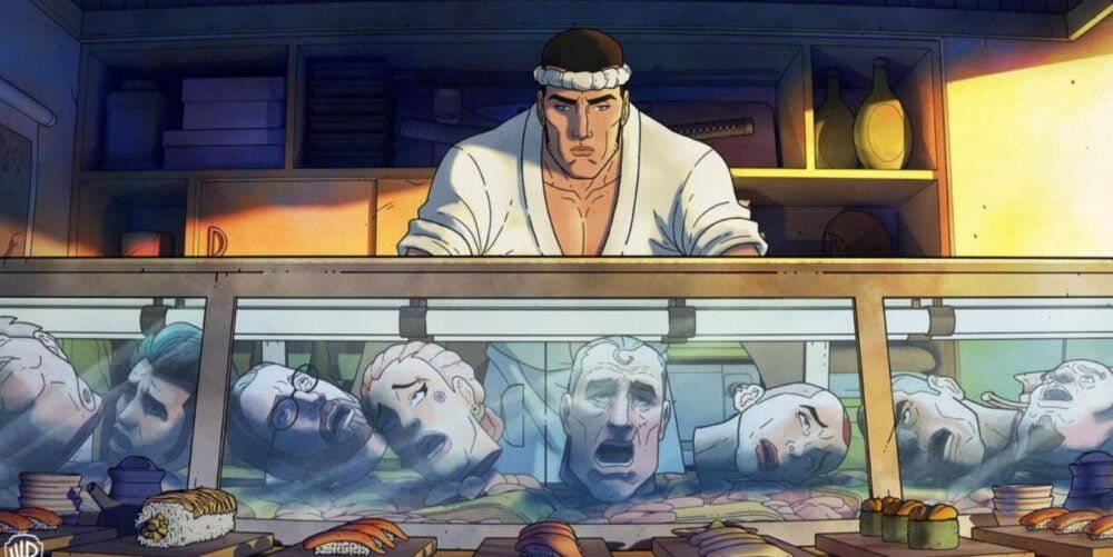 The restaurant business gets even bloodier in first trailer for GET JIRO animated series
