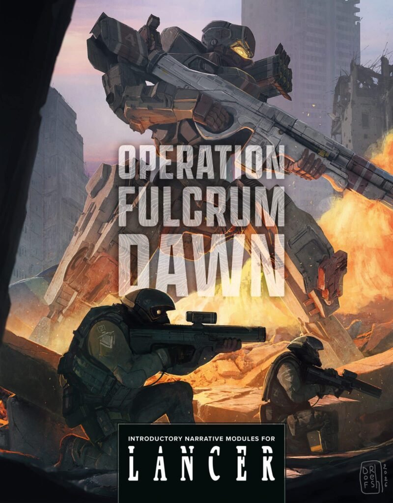 Expand your Lancer campaign with Operation Fulcrum Dawn and the first Setting Guide