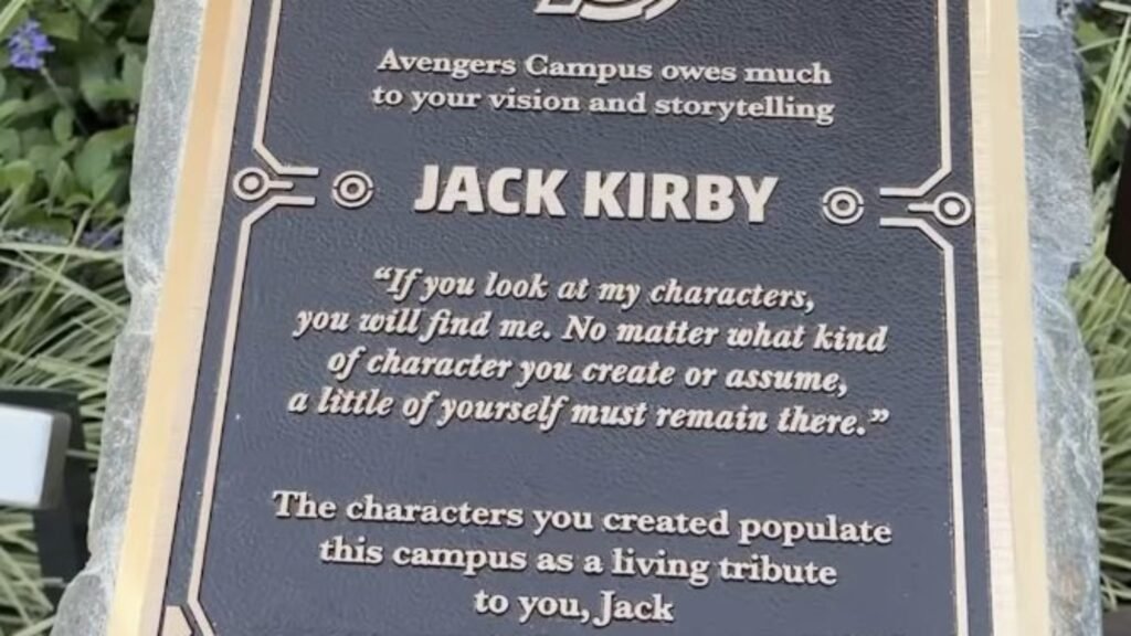 Jack Kirby Plaque Unveiled At Disney's Avengers Campus On His Birthday