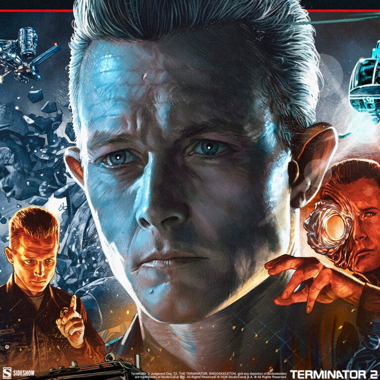 Limited Edition Terminator Collectible Art Revealed by Sideshow celebrating the 35th Anniversary of T2: Judgement Day!