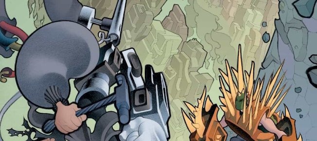 Faceless and the Family: Maze of the Mechanical Aliens #2 mixes amazing art and weird sci-fi