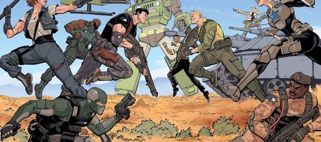 G.I. JOE #25 has the two JOE teams clash with each other as one member goes on the run
