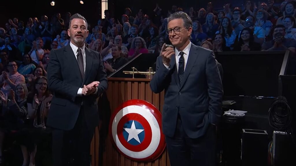 Colbert, Kimmel, Give Captain America's Shield Back To The Gruenwalds