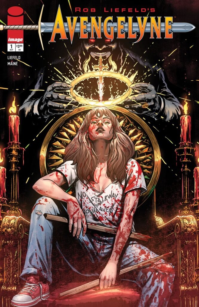 October 7 gets another Midnight Release with Rob Liefeld’s Avengelyne #1
