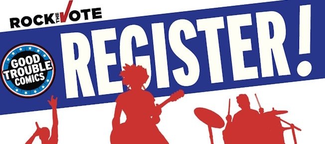 Rock the Vote to Distribute Free Copies of the Voting Rights Comic, Register!, at the “Power to the People” Concert