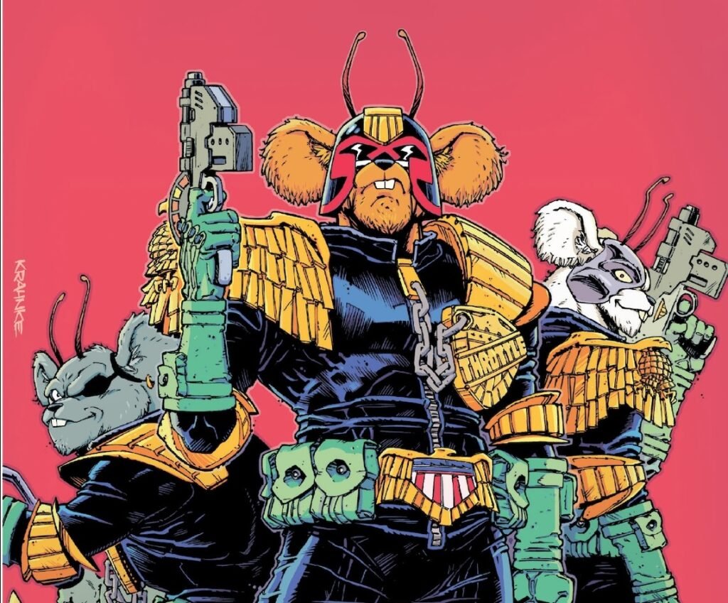 Oni Preview: Judge Dredd / Biker Mice From Mars #1