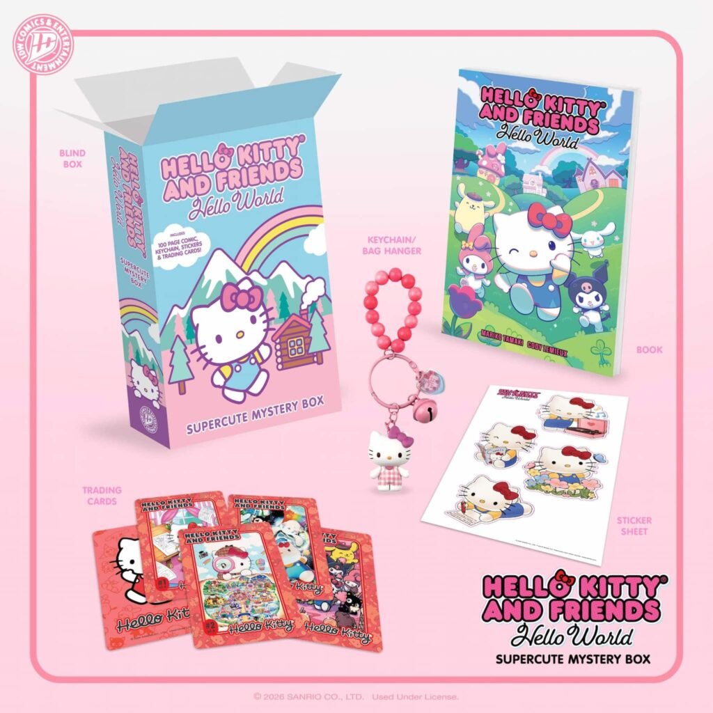 IDW reveals a Hello Kitty Mystery Box Featuring Hello Kitty and Friends: Hello World! and more!