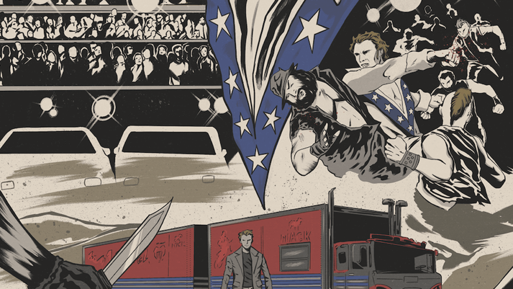 Preview: EVEL KNIEVEL: THE LAST GLADIATOR returns to Kickstarter for issue #2 and more biker brawls