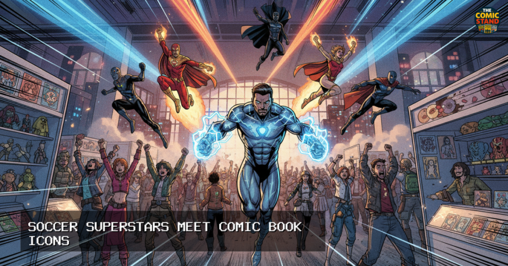 When Worlds Collide: Soccer Superstars Meet Comic Book Icons